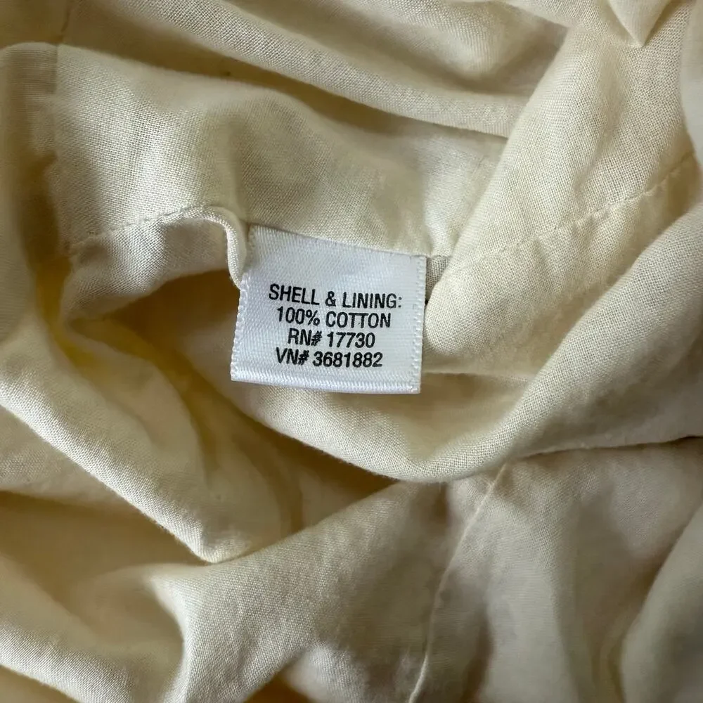 Luella for Target Dress Cream Eyelet Y2K Collectible 100% Cotton Women's Size XS - Picture 10 of 13